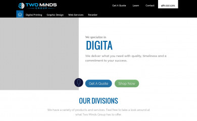 twomindsgroup.com screenshot