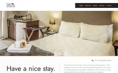 twooceansstay.co.za screenshot