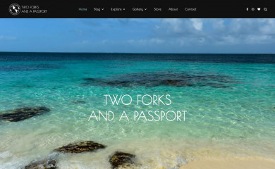 twoforksandapassport.com screenshot