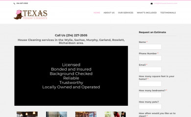 txhousecleaners.com screenshot