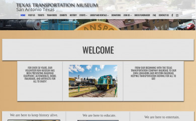 txtransportationmuseum.org screenshot