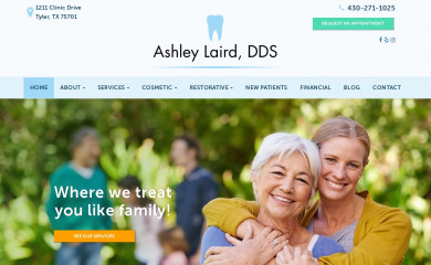 tylerfamilydentist.net screenshot