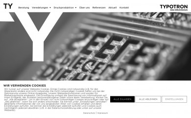 typotron.ch screenshot