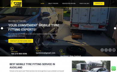 tyretire.co.nz screenshot