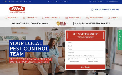 tacticpestcontrol.com.au screenshot