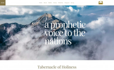 tabernacleofholiness.org screenshot