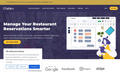 tableo.com screenshot