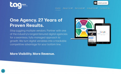 https://tagdigitalmarketing.com screenshot
