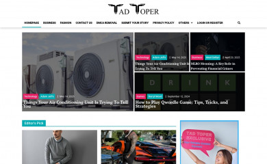 tadtoper.com screenshot