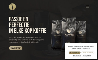 taeymanscoffee.be screenshot
