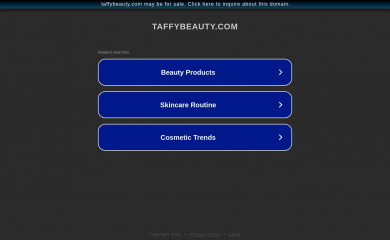 taffybeauty.com screenshot