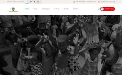 takoafoundation.org screenshot