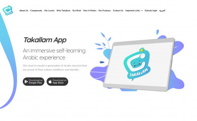 takallamarabic.com screenshot