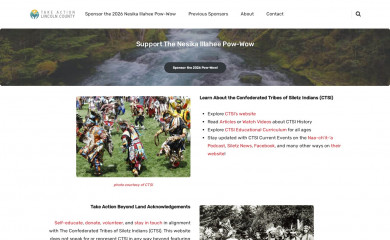 takeactionlincolncounty.com screenshot