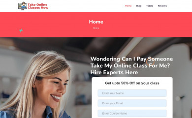 takeonlineclassesnow.com screenshot