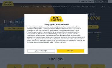 taksihelsinki.fi screenshot