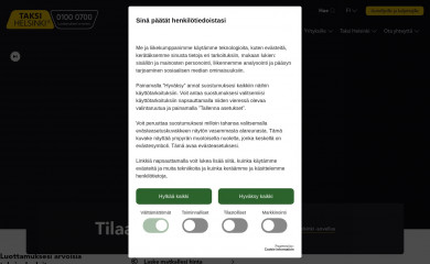 taksihelsinki.fi screenshot