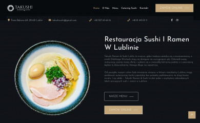 takushisushi.pl screenshot
