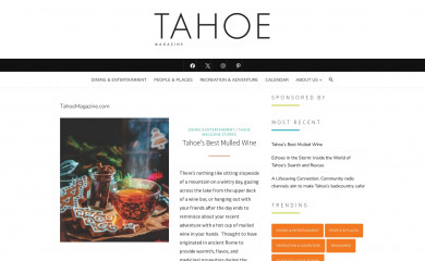 tahoemagazine.com screenshot