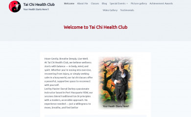 taichihealthclub.com screenshot