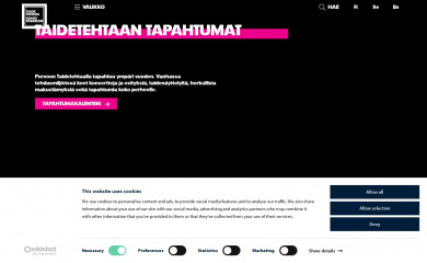 taidetehdas.fi screenshot