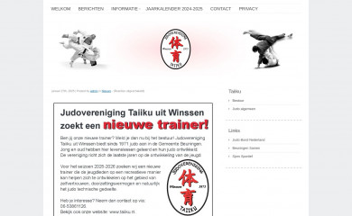 taiiku.nl screenshot