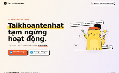 taikhoantenhat.com screenshot