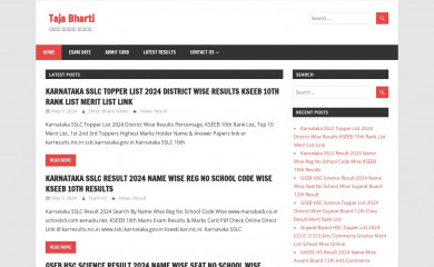 tajabharti.com screenshot