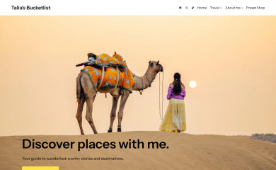 taliasbucketlist.blog screenshot