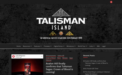 talismanisland.com screenshot