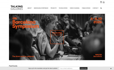 talkinggalleries.com screenshot