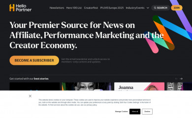 talkinginfluence.com screenshot