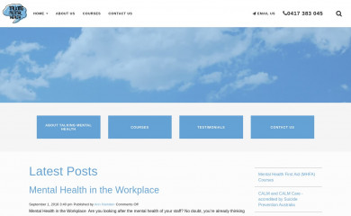 talkingmentalhealth.com.au screenshot