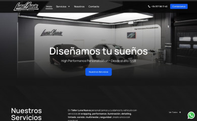 tallerlunanueva.com screenshot