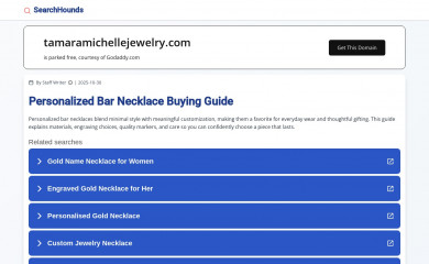 tamaramichellejewelry.com screenshot