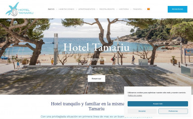 tamariu.com screenshot