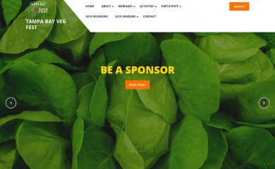 tampabayvegfest.com screenshot