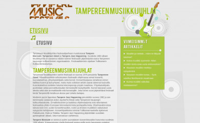 tamperemusicfestivals.fi screenshot