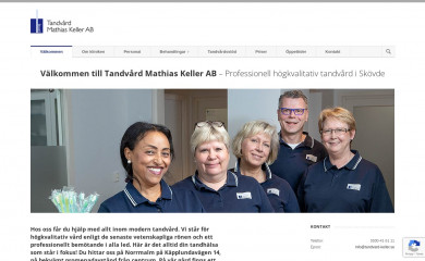 tandvard-keller.se screenshot