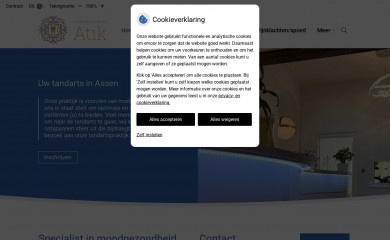 tandarts-atik.nl screenshot