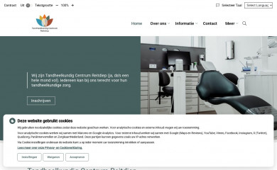 tandarts-reitdiep.nl screenshot