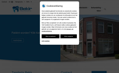 tandartsbekir.nl screenshot