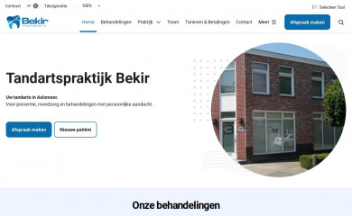 tandartsbekir.nl screenshot