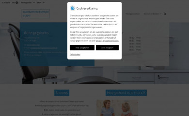 tandartsencentrumvught.nl screenshot