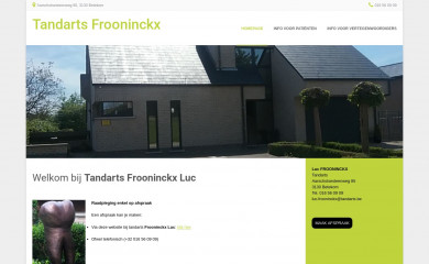 tandartsfrooninckx.be screenshot