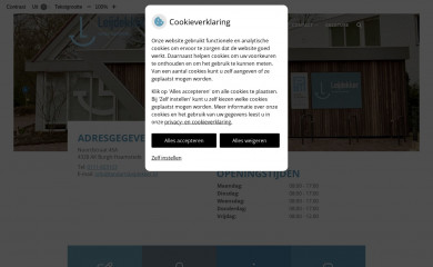 tandartsleijdekker.nl screenshot