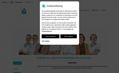tandartspraktijkeggink.nl screenshot