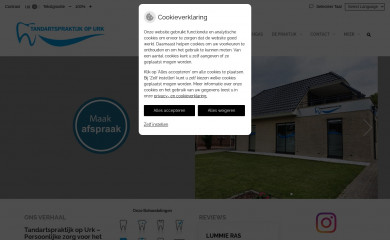 tandartspraktijkopurk.nl screenshot