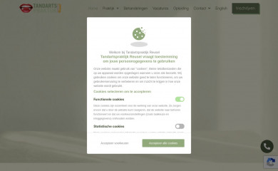 tandartspraktijkreusel.nl screenshot