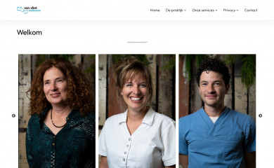 tandartsvanvliet.nl screenshot
